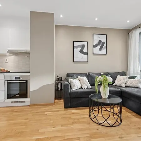 Flott 3-roms Med Sentral Beliggenhet Naer Lillestrom Apartment *
